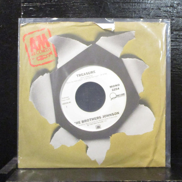 The Brothers Johnson  Treasure Mint- Promo 7" Vinyl 45 A&M Records 2254 Disco - Shuga Records
