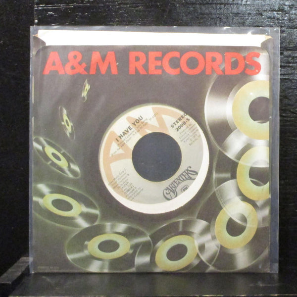 Carpenters  Sweet, Sweet Smile Mint- 7" Vinyl 45 A&M Records AM-2008-S Pop 1977 - Shuga Records