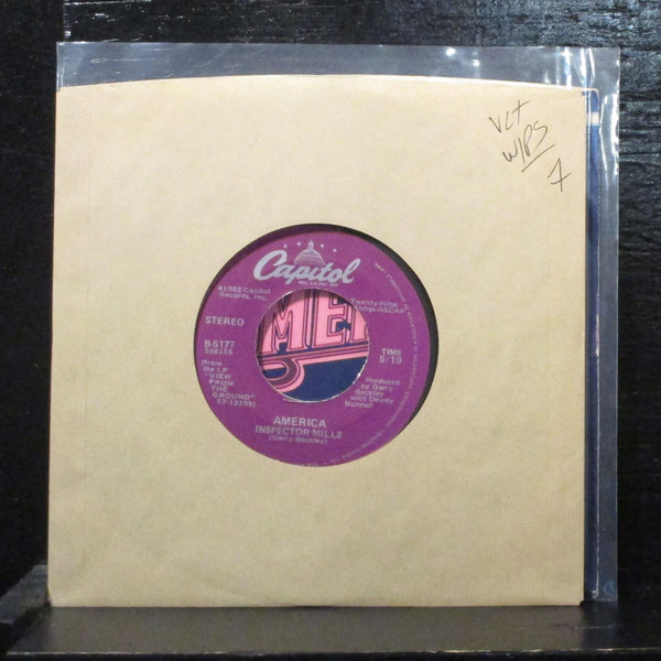 AmericaRight Before Your EyesVG+ 7" Vinyl 45 Capitol B-5177 w Picture Sleeve - Shuga Records