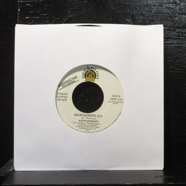 Keith HermanShe's Got A Whole Number / High School Q.T. 7" Vinyl 45 RR 417 - Shuga Records