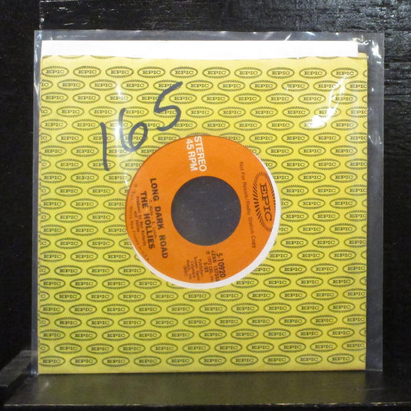 The Hollies  Long Dark Road Mint- Promo 7" Vinyl 45 Epic 5-10920 Rock 1972 - Shuga Records