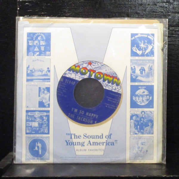 The Jackson 5  Sugar Daddy / I'm So Happy Mint- 7" Vinyl 45 Motown M 1194F - Shuga Records