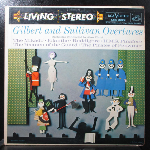 Alan Ward - Gilbert & Sullivan Overtures VG LP RCA Victor LSC-2302 USA 1959 - Shuga Records