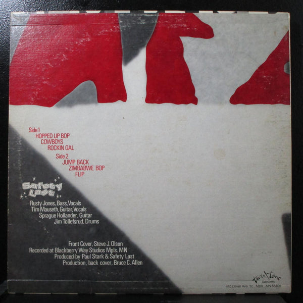 Safety Last - Safety Last VG+ LP Twin Tone TTR 8124 USA 1981 - Shuga Records