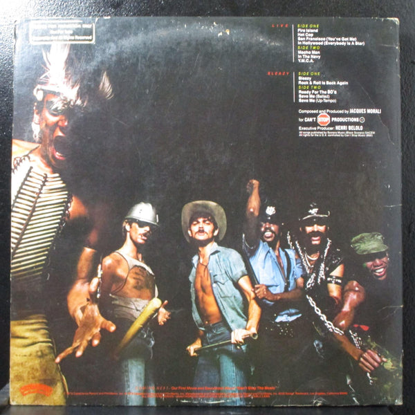 Village People - Live And Sleazy VG+ Promo 2 LP Casablanca NBLP-2-7183 USA 1979 - Shuga Records