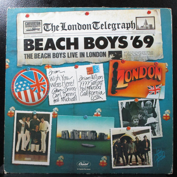 The Beach Boys - Live In London VG+ LP Capitol SN-16134 USA 1980 - Shuga Records