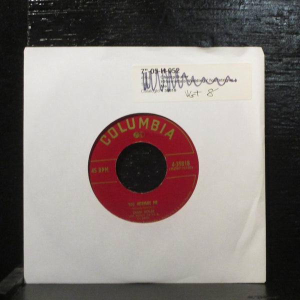 Champ Butler  You Intrigue Me 7" Vinyl 45 Columbia 4-39818 Pop 1952 - Shuga Records