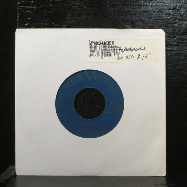Ray McKinley-The Lonesomest Whistle VG+ 7" Vinyl 45 RCA 47-3769-A Big Band 1950 - Shuga Records
