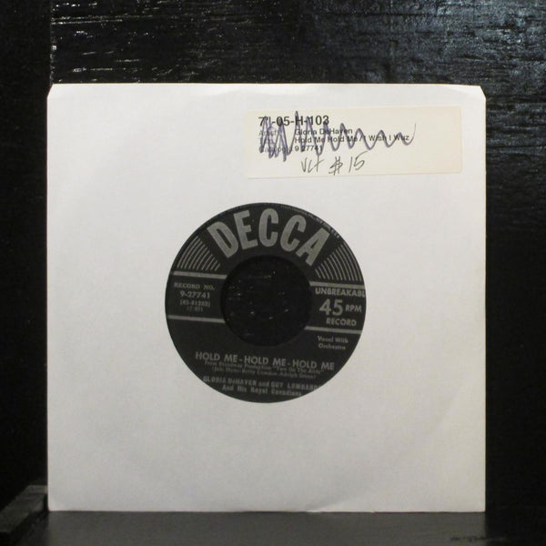 Gloria De Haven - Hold Me - Hold Me / I Wiah I Wuz VG+ 7" Vinyl 45 Decca 9-27741 - Shuga Records