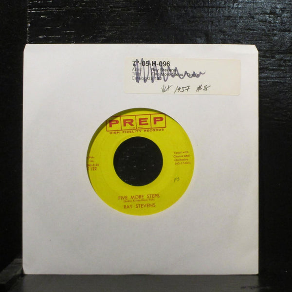 Ray Stevens  Five More Steps 7" Vinyl 45 Prep Records F 122 Pop 1957 - Shuga Records