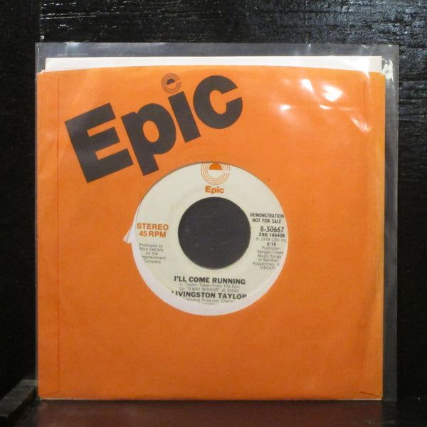 Livingston TaylorI'll Come Running Mint- Promo 7" Vinyl 45 Epic 8-50667 Soul - Shuga Records