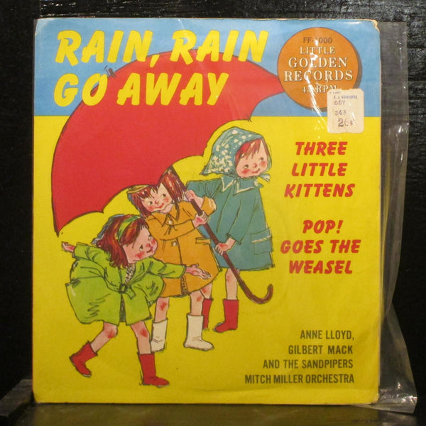 Various  Rain, Rain, Go Away VG 7" Vinyl 45 Golden Records FF1000 Children's - Shuga Records