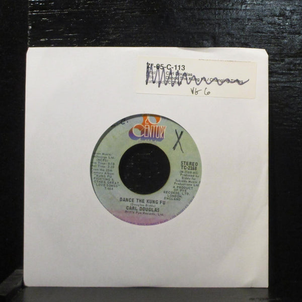 Carl DouglasDance The Kung Fu VG 7" Vinyl 45 20th Century TC-2168 Disco 1974 - Shuga Records
