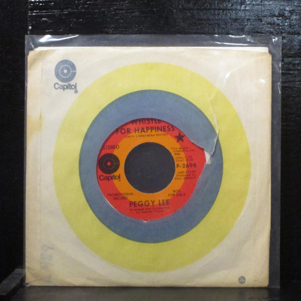 Peggy Lee  Something/Whistle For Happiness Mint- 7" Vinyl 45 Capitol 2696 Pop - Shuga Records