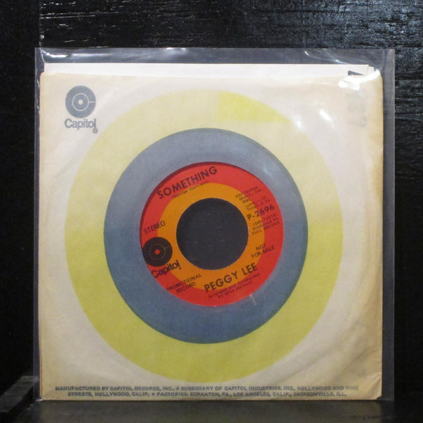 Peggy Lee  Something/Whistle For Happiness Mint- 7" Vinyl 45 Capitol 2696 Pop - Shuga Records
