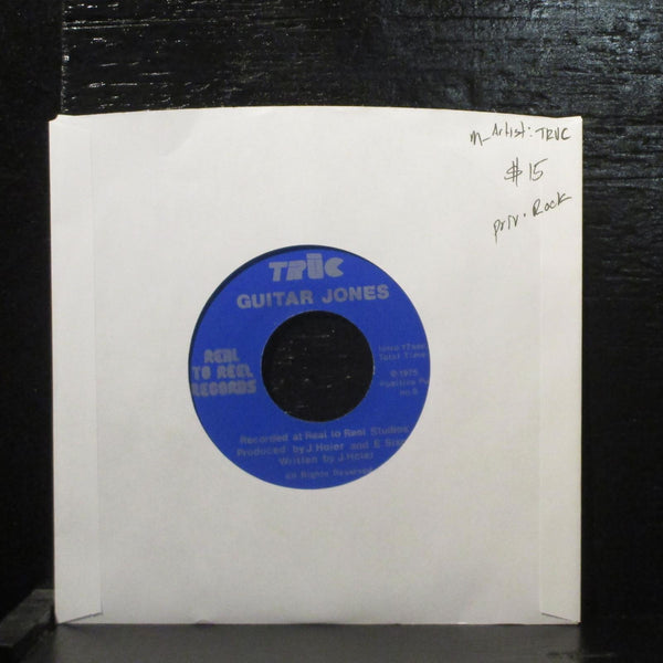 TRVC - Guitar Jones / Roll Them Bones Mint- Private Label 7" Vinyl 45 Rock - Shuga Records