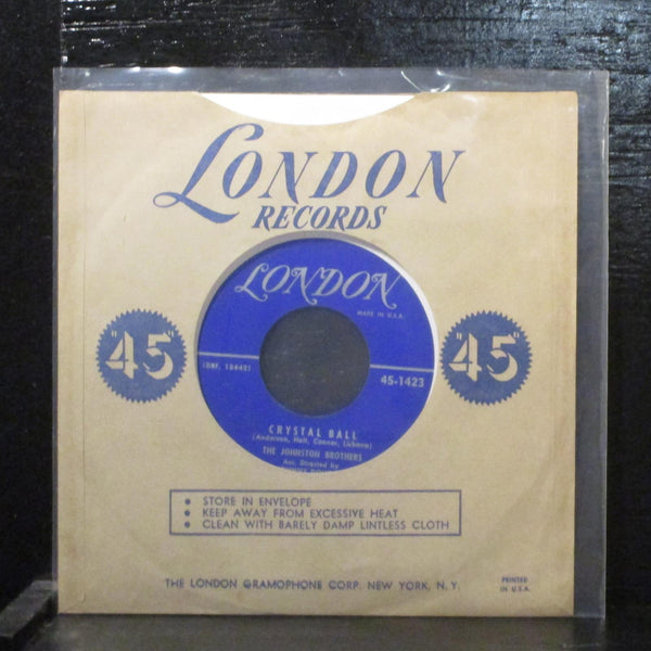 The Johnston Brothers  The Creep/Crystal Ball Mint- 7" Vinyl 45 London 45-1423 - Shuga Records