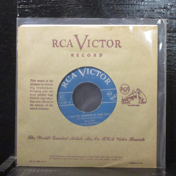 Merv GriffinI Love The Sunshine Of Your Smile VG+ 7" 45 RCA47-4181 Pop 1951 - Shuga Records
