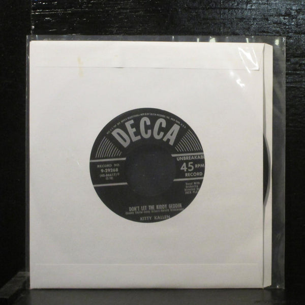 Kitty KallenI Want You All To Myself VG+ 7" Vinyl 45 Decca 9-29268 Pop 1954 - Shuga Records