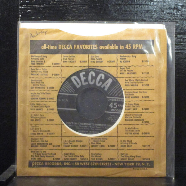 Gordon Jenkins  My Foolish Heart VG+ 7" Vinyl 45 Decca 9-24830 Jazz Pop 1950 - Shuga Records