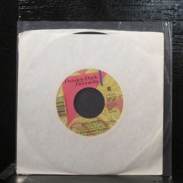 Tevin Campbell  Round And Round Mint-  7" Vinyl 45 Paisley Park 7-19748 wTag - Shuga Records