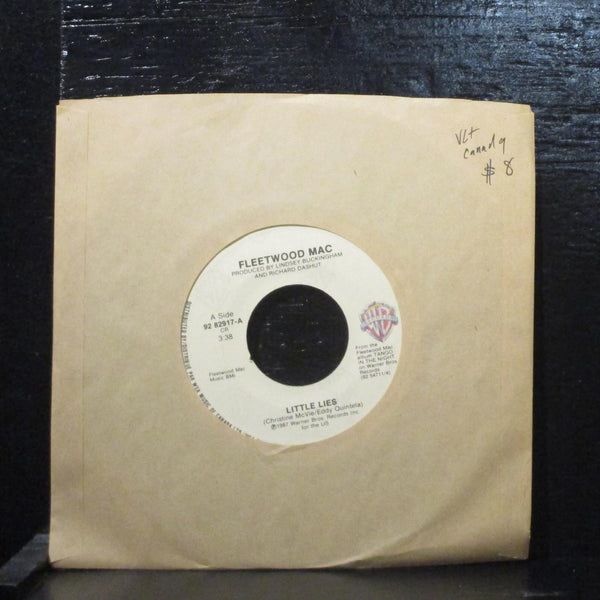 Fleetwood MacLittle Lies VG+ 7" Vinyl 45 Canada Warner Bros. 92 82917 Rock 1987 - Shuga Records
