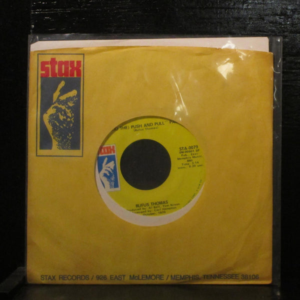 Rufus Thomas  (Do The) Push And Pull VG+ 7" Vinyl 45 Stax STA-0079 Funk 1970 - Shuga Records