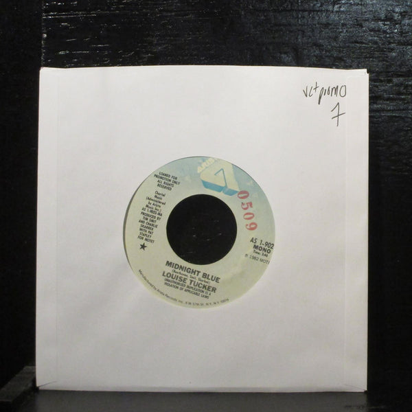 Louise Tucker  Midnight Blue VG+ Promo 7" Vinyl 45 Arista AS 1-9022 Synth Pop - Shuga Records