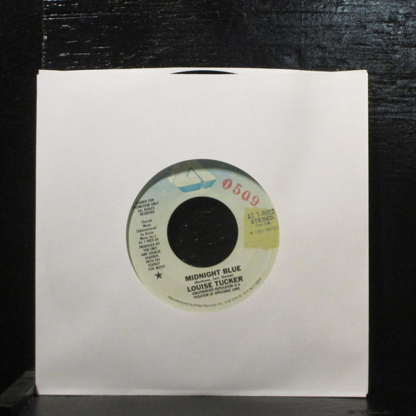 Louise Tucker  Midnight Blue VG+ Promo 7" Vinyl 45 Arista AS 1-9022 Synth Pop - Shuga Records