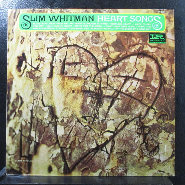 Slim Whitman - Heart Songs Mint- Mono LP Imperial LP 9209 USA rare cover - Shuga Records