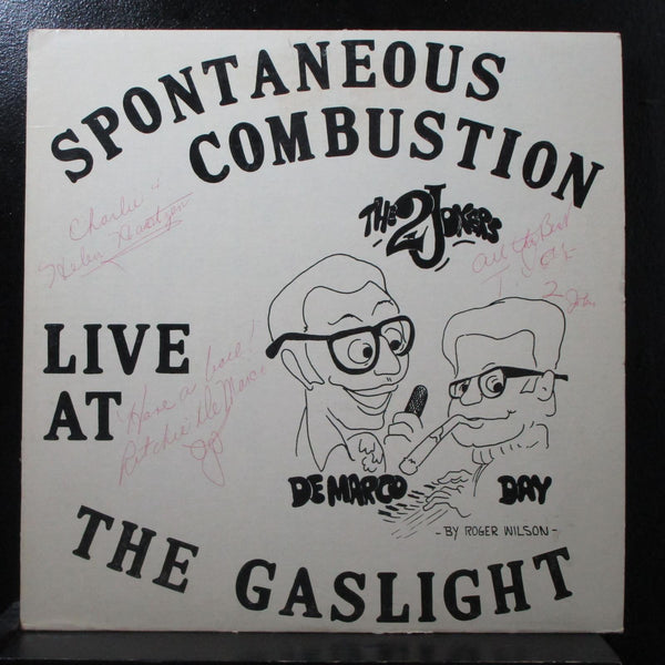 DeMarco & Day - Spontaneous Combustion VG+ signed Mono LP Gaslight Records - Shuga Records