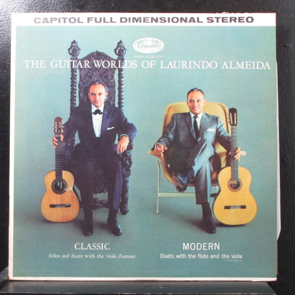The Guitar Worlds of Laurindo Almeida VG+ 1st LP Capitol SP 8546 USA 1962 - Shuga Records