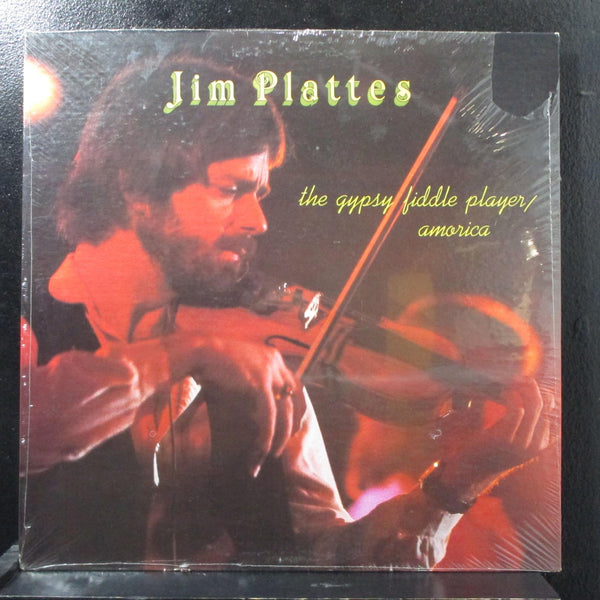 Jim Plattes - The Gypsy Fiddle Player / Amorica sealed LP Wild Gypsy WGR-001 - Shuga Records