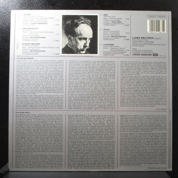 Welitsch - Scne Finale De Salom Mint- Mono LP 1012671 France - Shuga Records