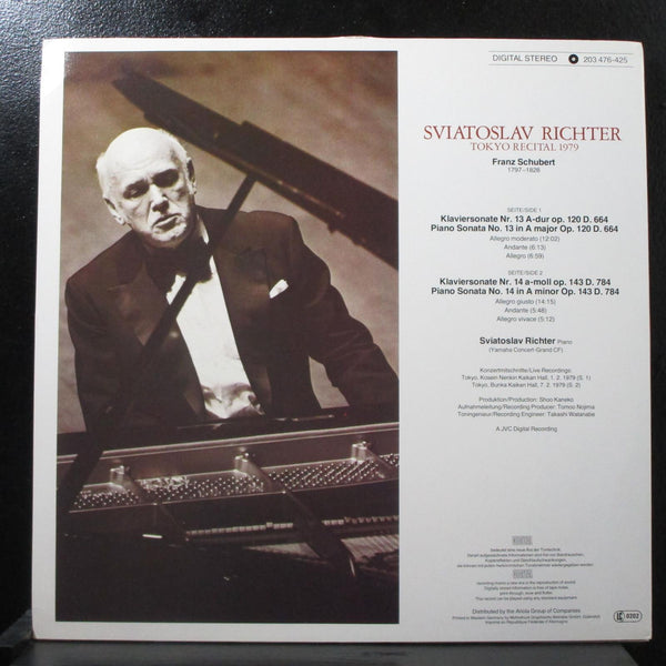 Richter - Schubert: Sonatas Nos. 13 & 14 Mint- LP 203 476-425 Germany 1980 - Shuga Records