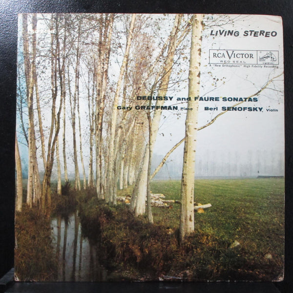 Graffman, Senofsky - Debussy & Faure Sonatas VG+ Stereo LP RCA LSC-2488 USA - Shuga Records