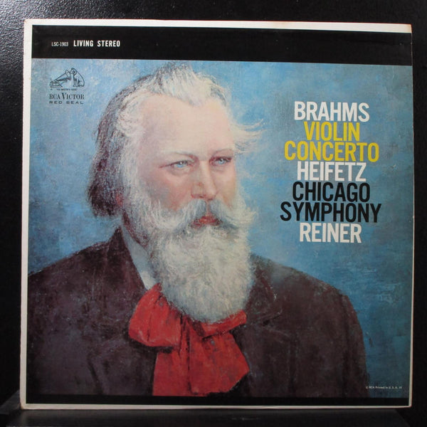 Heifetz - Brahms: Violin Concerto Mint- Stereo LP RCA LSC-1903 USA 1959 - Shuga Records