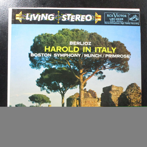 Primrose - Berlioz: Harold In Italy VG+ Stereo LP RCA LSC-2228 USA 1958 - Shuga Records