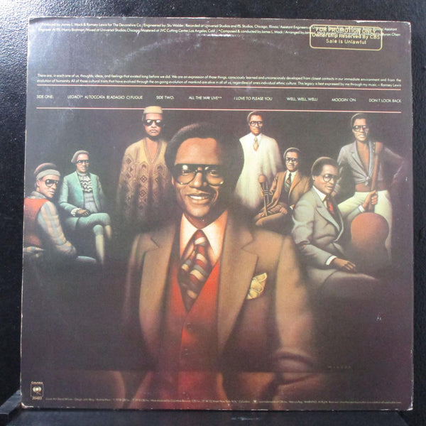 Ramsey Lewis - Legacy VG+ Promo LP Columbia JC 35483 USA 1978 - Shuga Records