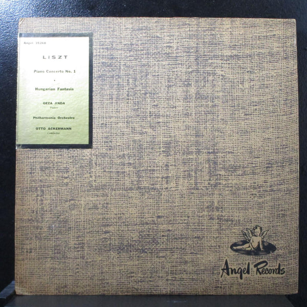 Anda - Liszt: Piano Concerto No. 1 / Hungarian Fantasia VG+ Mono LP ANG 35268 UK - Shuga Records