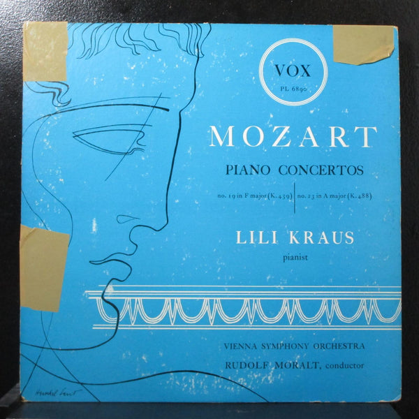 Kraus - Mozart Piano Concertos VG+ Mono 1st LP VOX PL 6890 USA 1952 - Shuga Records