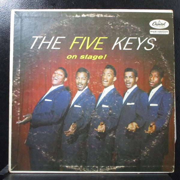 The Five Keys - On Stage! VG+ Mono LP Capitol T828 USA 1957 - Shuga Records