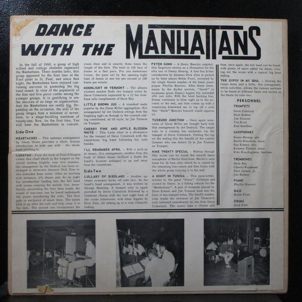 Dance With The Manhattans VG- LP Gaity XCTV-90827 private - Shuga Records