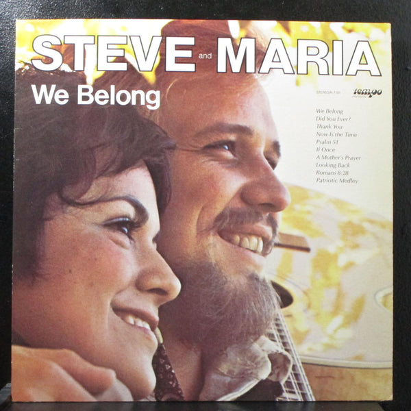 Steve & Maria - We Belong VG+ LP Tempo R-7101 USA 1975 - Shuga Records