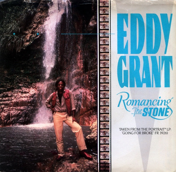 Eddy Grant ‎– Romancing The Stone / My Turn To Love You - Mint- 45rpm 1984 USA Portrait Records - Electronic / Reggae / Synth-Pop - Shuga Records