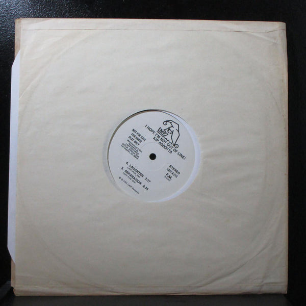 Kip Addotta - I Hope I'm Not Out Of Line! VG+ Promo 12" Laff A-215 USA 1981 - Shuga Records