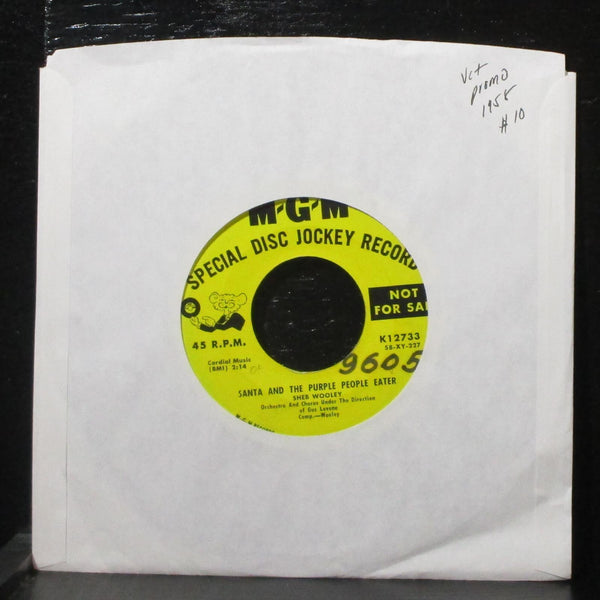 Sheb Wooley - Santa & Purple People Eater / Star Of Love 7" VG+ Promo MGM K12733 - Shuga Records