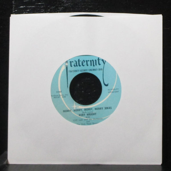 Ruby Wright - Let's Light The Christmas Tree 7" VG+ Fraternity F-787 USA 1957 - Shuga Records