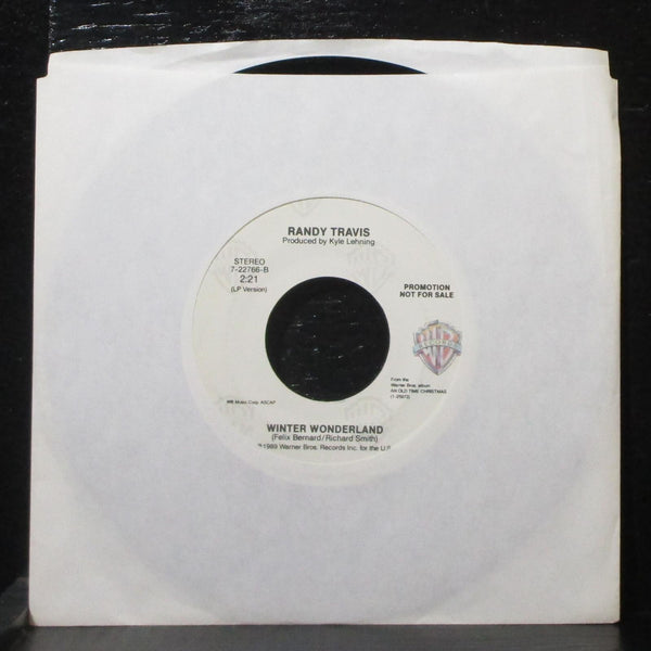 Randy Travis - Oh, What A Silent Night 7" Mint- Promo Warner Bros. 7-22766 USA - Shuga Records