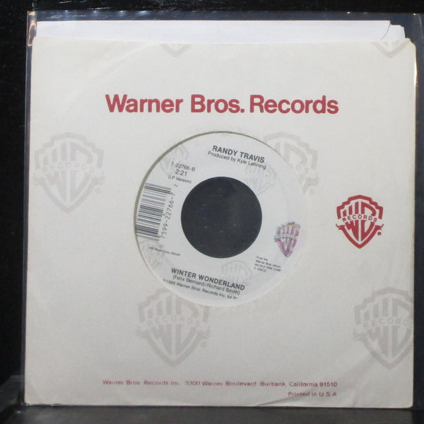 Randy Travis - Oh, What A Silent Night 7" Mint- Warner Bros. 7-22766 USA 1989 - Shuga Records